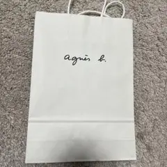agnès b. ショップ袋 ホワイト