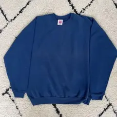 Hanes 中古 トレーナー 青