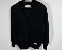 即完売　美品　ワコマリア　モヘアカーディガン　BLACK Mサイズ WACKO MARIA(ワコマリア) モヘア混カーディガン ブラック サイズ