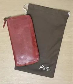 Kanmi. レッド 長財布のサムネイル