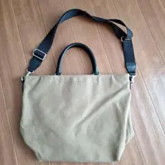 MARGARET HOWELL　idea ベージュショルダーバッグ　2way