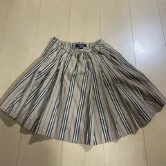 BURBERRY LONDON ストライプ キッズ 140A ミニスカート