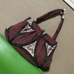 hashimoto ビーズ　ハンドバッグ　はしもと 美品 lumy はしもと ルミー橋本 ビーズ バッグ ハンドバッグ