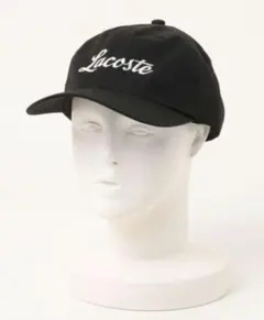 LACOSTE ラコステ キャップ ブラック ロゴ刺繍