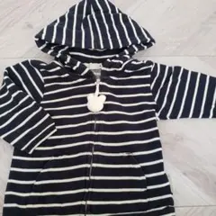 アースミュージック&エコロジー　ボーダーパーカー 80