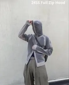 jian ye solid hoodie 弍 グレー 24ss L ジェンイェ - メルカリ