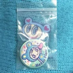 ナルミヤキャラクターズ 刺繍缶バッジビスケット ブルーベリエちゃん メゾピアノ