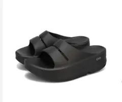 希少 美品【ウーフォス】ウーメガウーアー Limited W8 厚底 ベロア 黒