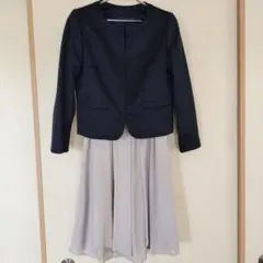 ネイビー スーツとブラウス３点