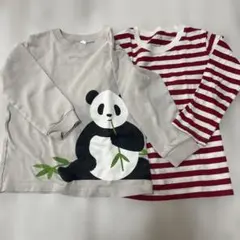 無印良品　長袖カットソー 110サイズ　2枚セット