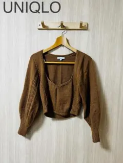 UNIQLO イネス ニットカーディガン ブラウン L