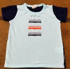 110サイズ　半袖Tシャツ　鉄道デザインTシャツ　電車Tシャツ　男の子半袖