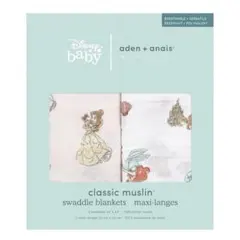 『新品』ディズニープリンセス おくるみブランケット 2枚セット　ベビー