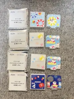 イオン　ナツパンダ　アクリルスタンド　スタンプ　４個のサムネイル