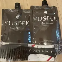 YUSEEK Cream Shampoo Dark Brown 2パック - メルカリ