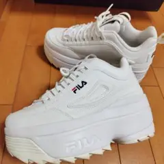 レア❣️FILA 完売ディスラプター2ウエッジスニーカー　厚底 フィラ FILA Disruptor2 Wedge ディスラプター2 ウェッジ
