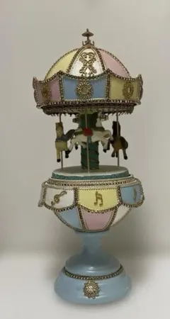 陶器製 訳あり デラックスメリーゴーランド アンティーク - メルカリ
