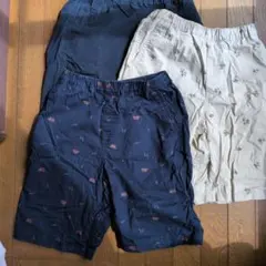 ユニクロ160 ハーフパンツ