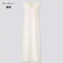 新品☆ユニクロ×マメクロゴウチ エアリズムコットンブラワンピース XXL 白