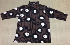 花柄ハイネックチュニック