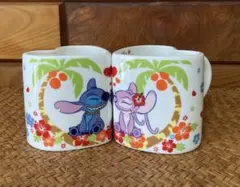 スティッチ マグカップ 2点セット Disney Stitch & Angel