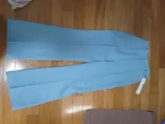 水色 ワイドパンツ 新品タグ付き