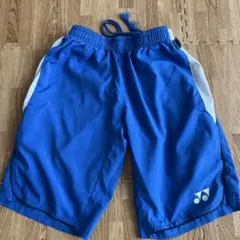 YONEX バドミントンパンツ 青 S