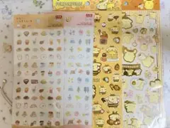 シール ポムポムプリン ゆる〜いいらすとしーる等4点セット