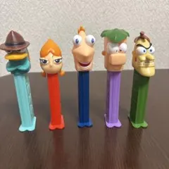 PEZ ペッツ　フィニアスとファーブ　ペッツディスペンサー