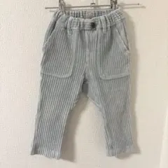 プティマイン　petit mainコーディロイ　パンツ　水色　90cm