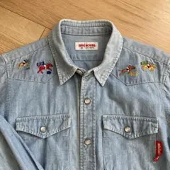ミキハウス　デニムシャツ