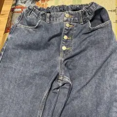 GU デニムパンツ　キッズ　長ズボン 150サイズ