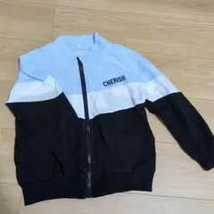 CHERISH ロゴ入り ジップアップジャケット 130cm