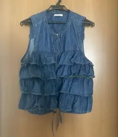 niko and... フリルティアードベスト