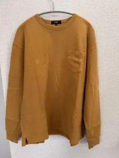BEAMS HEARTマスタード・オレンジ 長袖トレーナー Mサイズ　2着セット