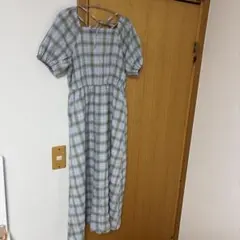 アースミュージックエコロジー♡チェック柄 半袖ワンピース