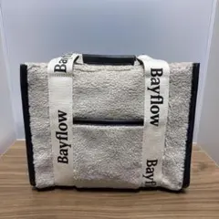 Bayflow ショルダーバッグ ベージュ/ブラック