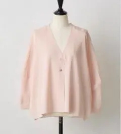 BEARDSLEY サラッとカーディガン　ピンクのサムネイル