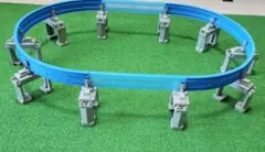 プラレール レールセット ループ コンパクト レイアウト すぐ遊べる