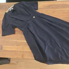 Konny 授乳ワンピース S　ネイビー