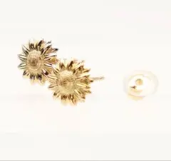 ハワイアンジュエリー〔K14YG〕幸福を呼ぶひまわり/ナナラピアス