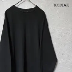 KODIAK コディアック Tシャツ 長袖 ロンＴ 刺繍 ゆるダボ Lのサムネイル