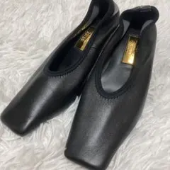 Le Talon GRISE レザースクエアストレッチパンプス　ピンヒールのサムネイル