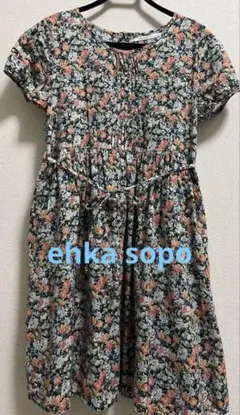 ehka sopo エヘカソポ 花柄ワンピース