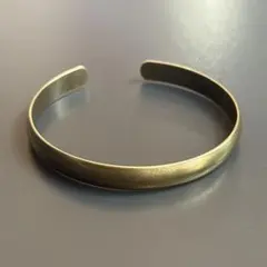 真鍮 バングル アンティーク レディース メンズ兼用ブレスレット