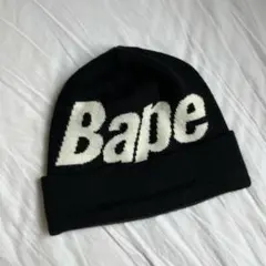 A BATHING APE Bape ロゴ ニット帽 ビーニーのサムネイル