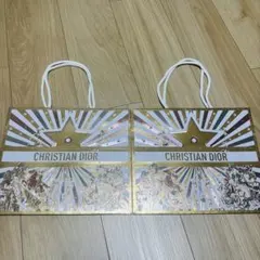 新品未使用品　ディオール　DIOR 2025 ホリデー　ショッパー　大 2枚