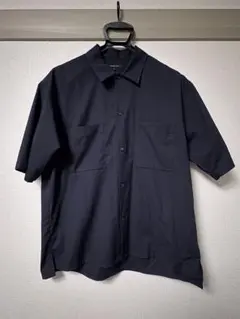 GLOBAL WORK 半袖シャツ ネイビー Mサイズのサムネイル