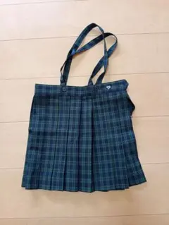 【土日限定値下げ】サヌキ制服 チェック柄サスペンダースカート 125cm(3L)