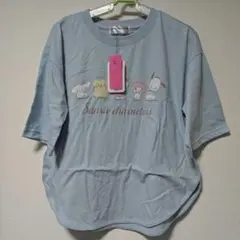 【新品・未使用】Sanrio characters 水色 半袖Tシャツ Lサイズのサムネイル